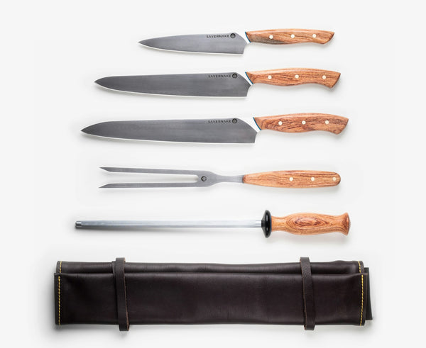 Magnetic Knife Strip — Walnut, 45cm